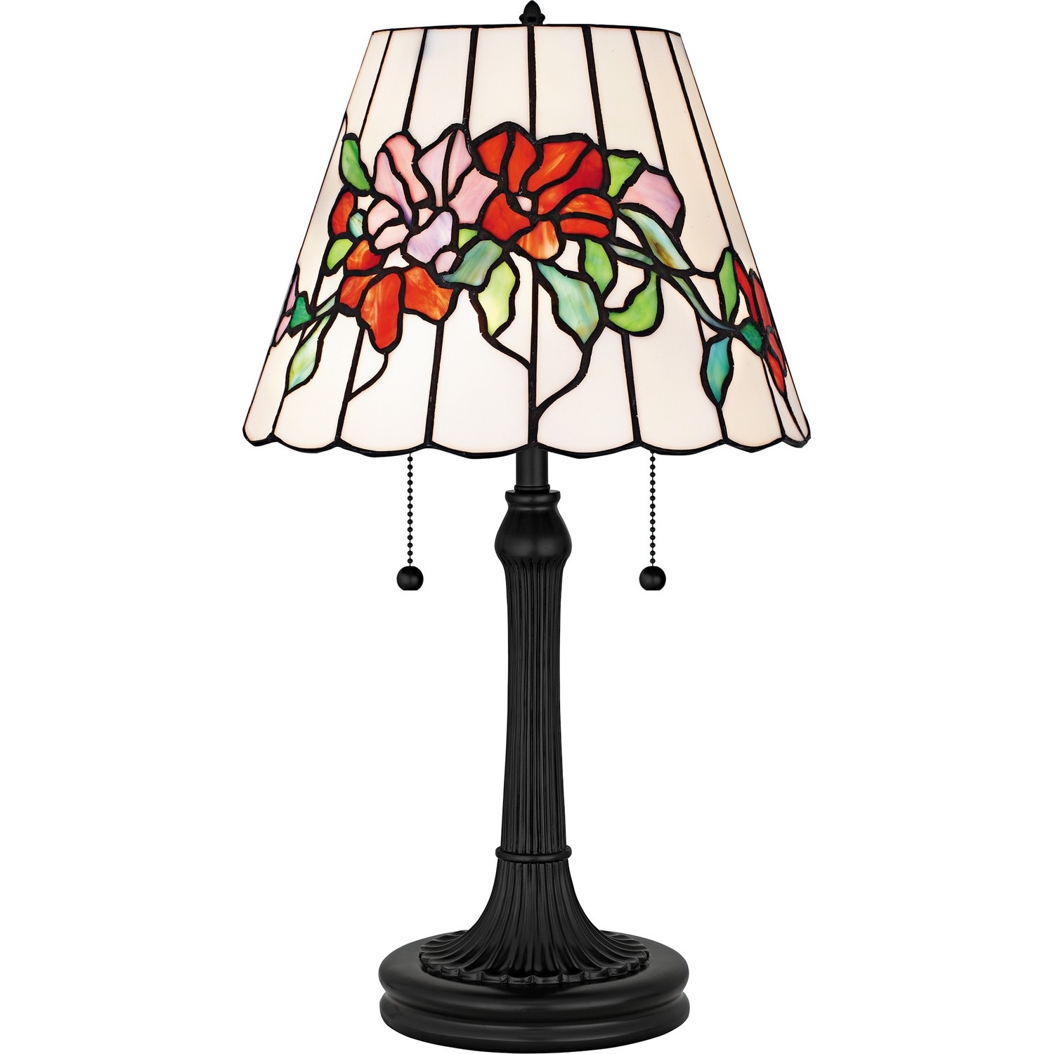 Matte Black Table Lamp from the Aurora Collection