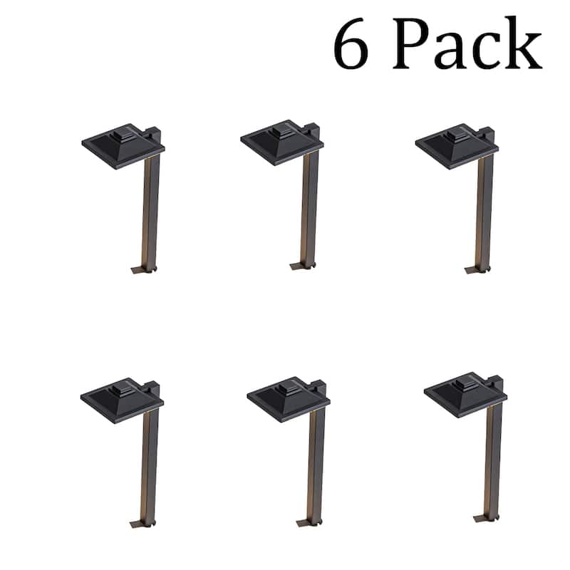 LED Low Voltage Landscape Path Light Bright Waterproof Outdoor Pathway Light for Walkway, Garden, Yard & Driveway (6 pack )