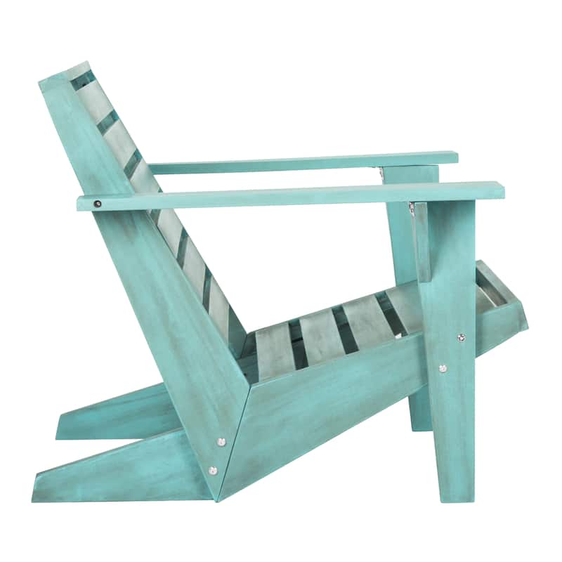 SAFAVIEH Outdoor Janiya Adirondack Chair - 30W x 28D x 32H