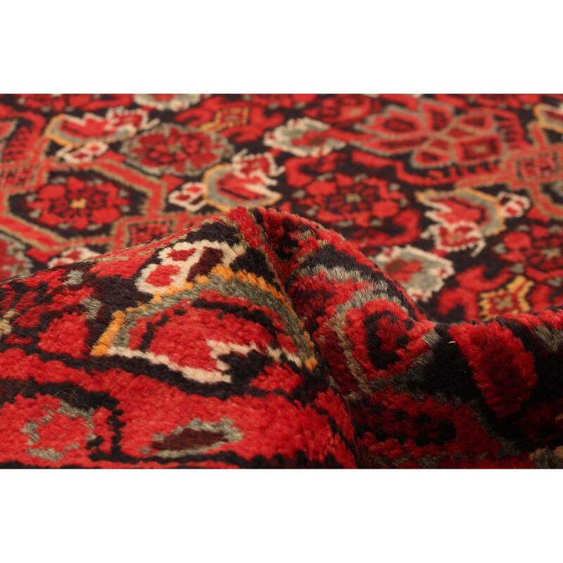 ECARPETGALLERY Hand-knotted Andelz Red Wool Rug - 3'5 x 8'5