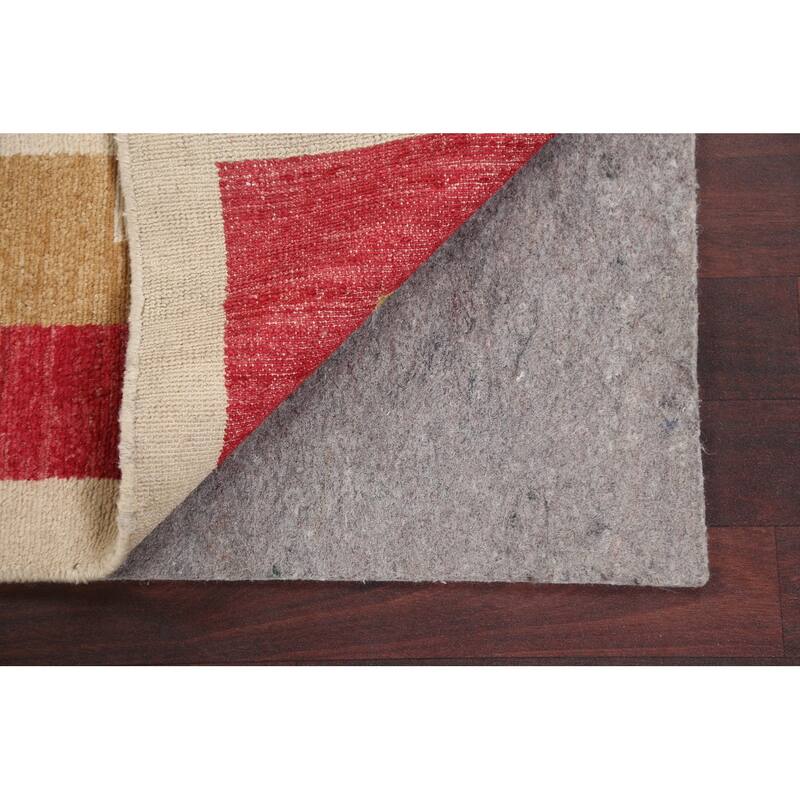 Contemporary Geometric Gabbeh Kashkoli Oriental Area Rug Wool Handmade - 2'7" x 4'4"