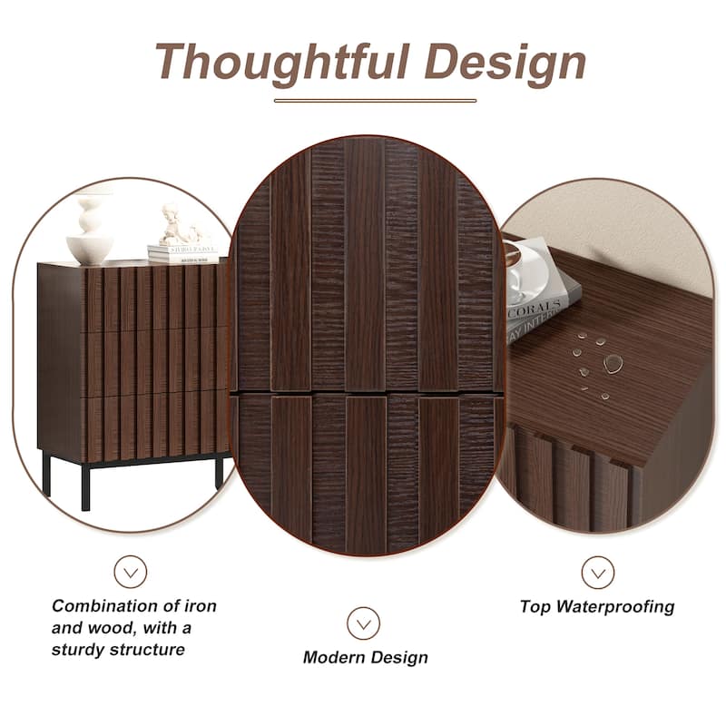 6 Drawers Chest Of Dresser Storage Tower Cabinet Bedroom Organizer