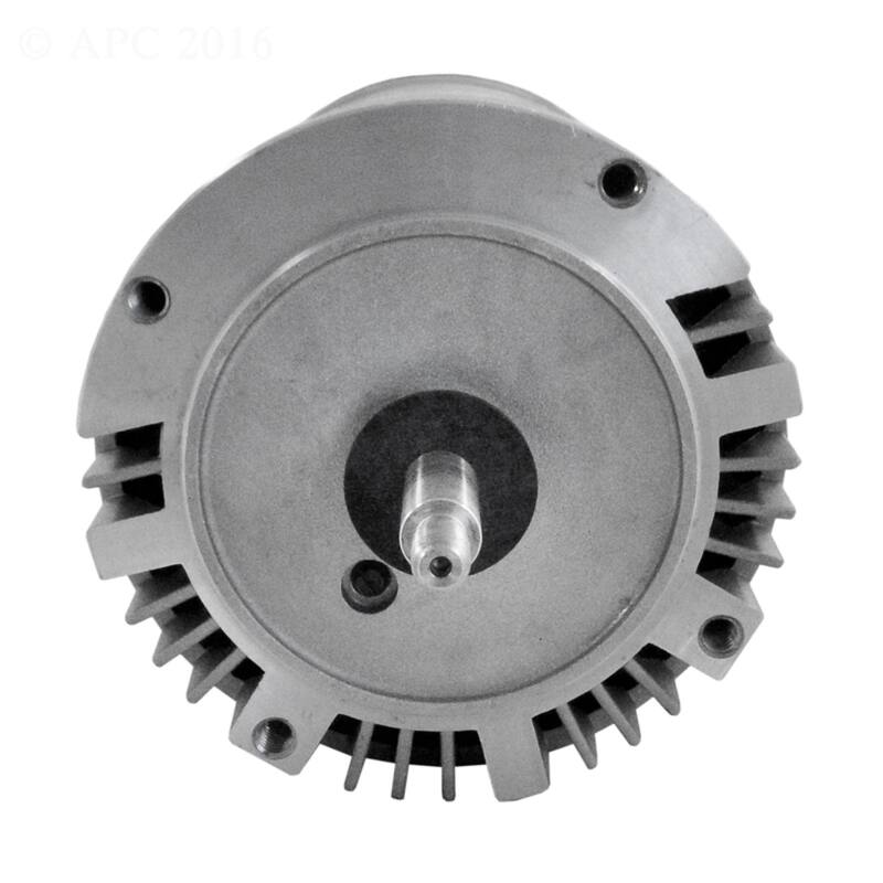 2 HP Black Silver North Star Threaded Shaft Pool Pump Motor, 1.35 SF