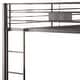 preview thumbnail 5 of 3, Kaleb Black Sand Finish Queen-over-Queen Bunk Bed