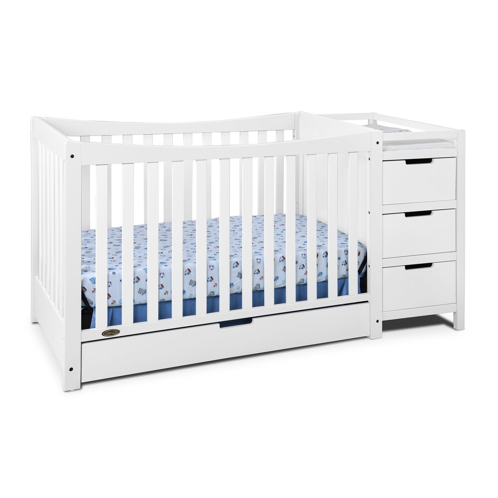 graco woodbridge crib with changing table