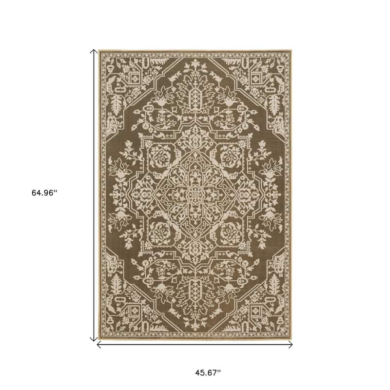 HomeRootsOriental Traditional Rectangle Area Rug