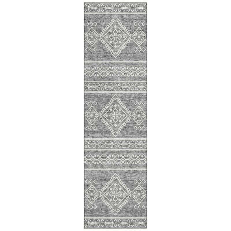 Machine Washable Indoor/ Outdoor Chantille Moroccan Boho Rug