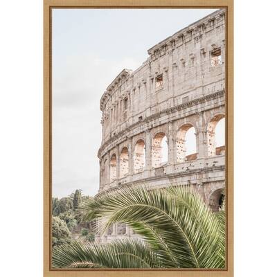 Colosseum by Henrike Schenk Framed Canvas Wall Art Print - Sylvie Maple