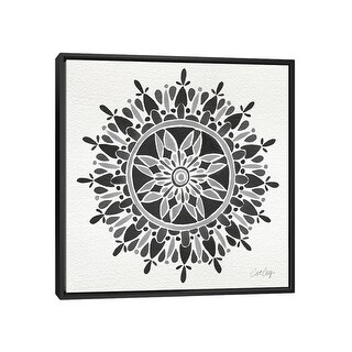 iCanvas "Black Mandala" by Cat Coquillette Framed Canvas Print - Bed ...
