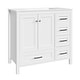 preview thumbnail 50 of 61, Modern Bathroom Vanity with Ceramic Sink, Soft-Close Storage Cabinet and Glossy Easy-Clean Countertop