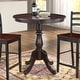 preview thumbnail 15 of 34, Carolina Living Fairview Round Pedestal Bar Table