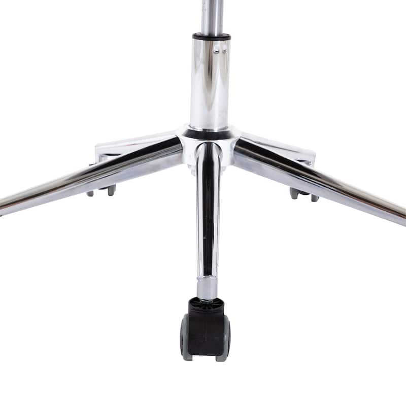 Corvus Hernals Velvet Tufted Adjustable Swivel Home Office Chair