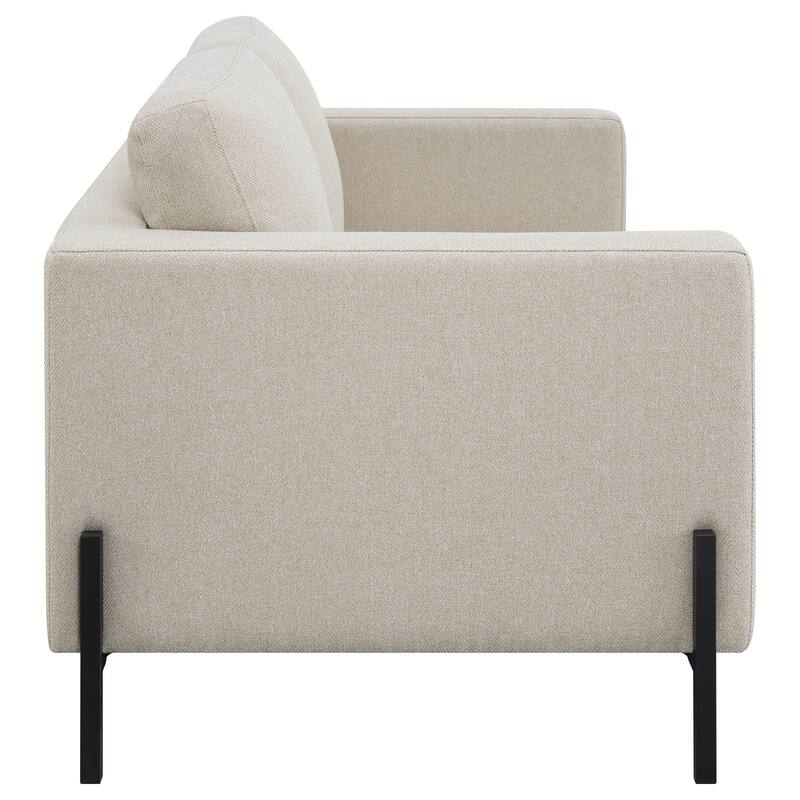 Tilly Transitional Upholstered Track Arms Sofa Set