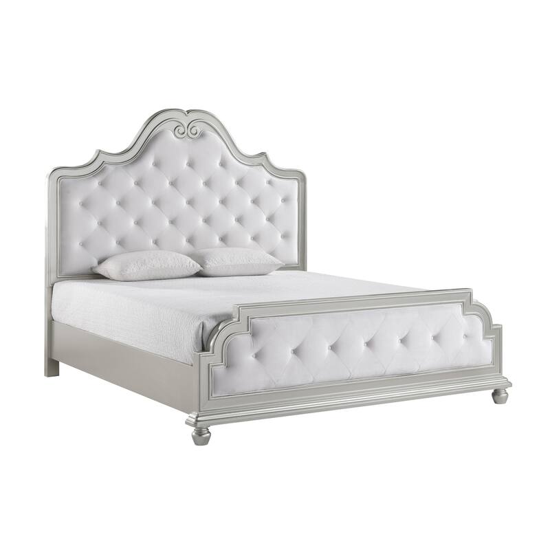 Cosmos Roma Button Tufted Bedroom Set