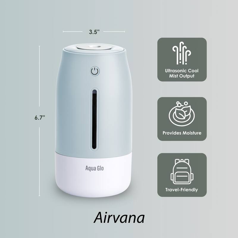 Airvana AG260HUM Aqua Glo Portable Ultrasonic Cool Mist Humidifier