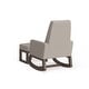 preview thumbnail 5 of 4, Carson Carrington Honningsvag Mid-century Modern Light Beige Upholstered Rocking Chair and Ottoman Set
