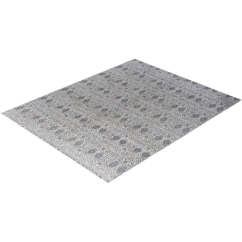 Ikat One-of-a-Kind Hand-Knotted Area Rug - Beige, 8' 1" x 10' 0" - 8' 1" x 10' 0"