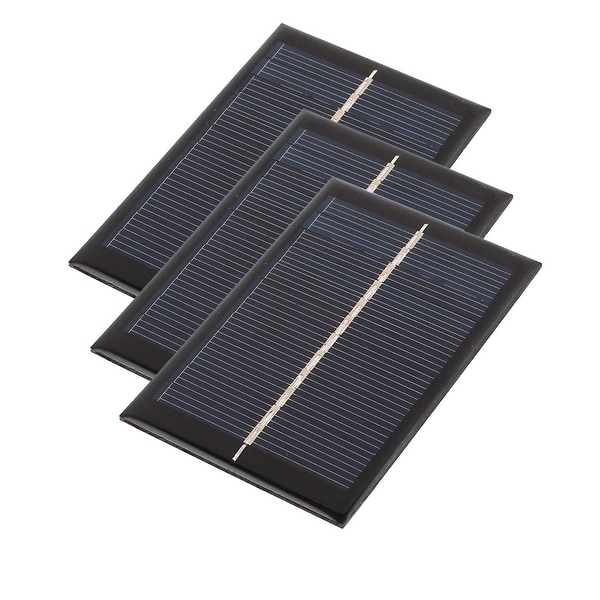 3Pcs DC 6V 0.6W Rectangle Energy Saving Solar Cell Panel Module for Charger