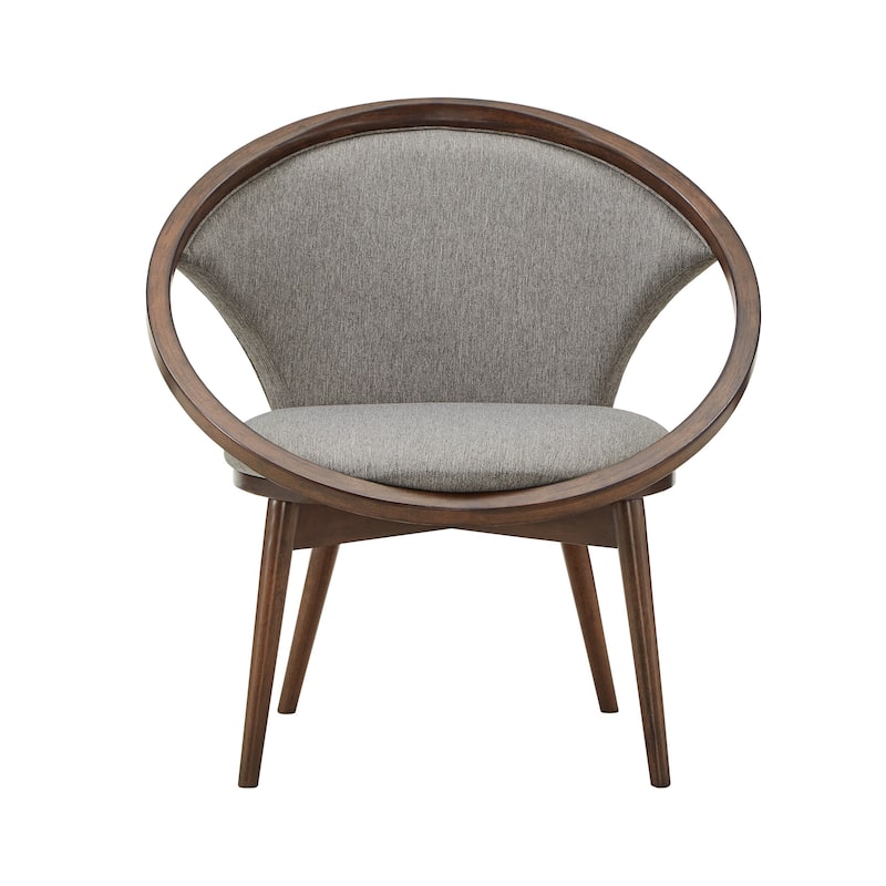 Emilien 32" Wide Fabric Upholstered Accent Barrel Chair by iNSPIRE Q Modern