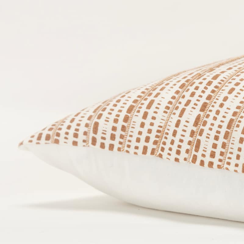 Rizzy Home Transitional Ivory Decorative Pillow Cover 20" x 20"