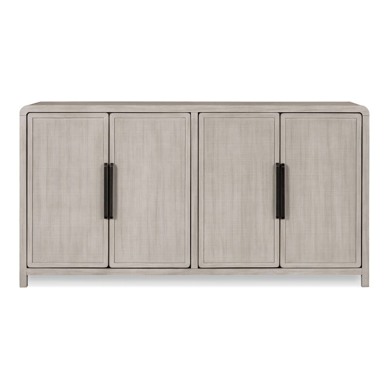 Furniture of America Billet Modern Natural Oak Solid Wood Dining Server Cabinet