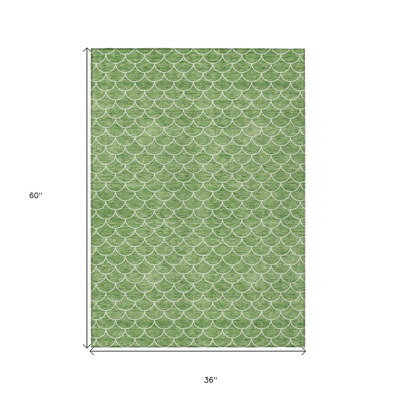HomeRoots Geometric Transitional Rectangle Outdoor Rug