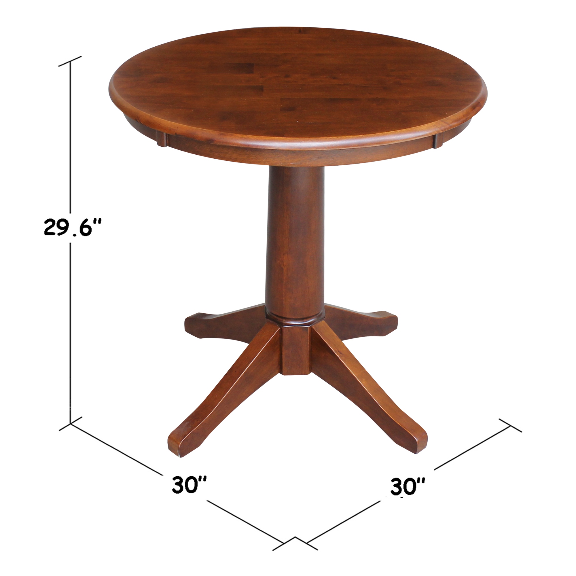 30 round pedestal dining table discount