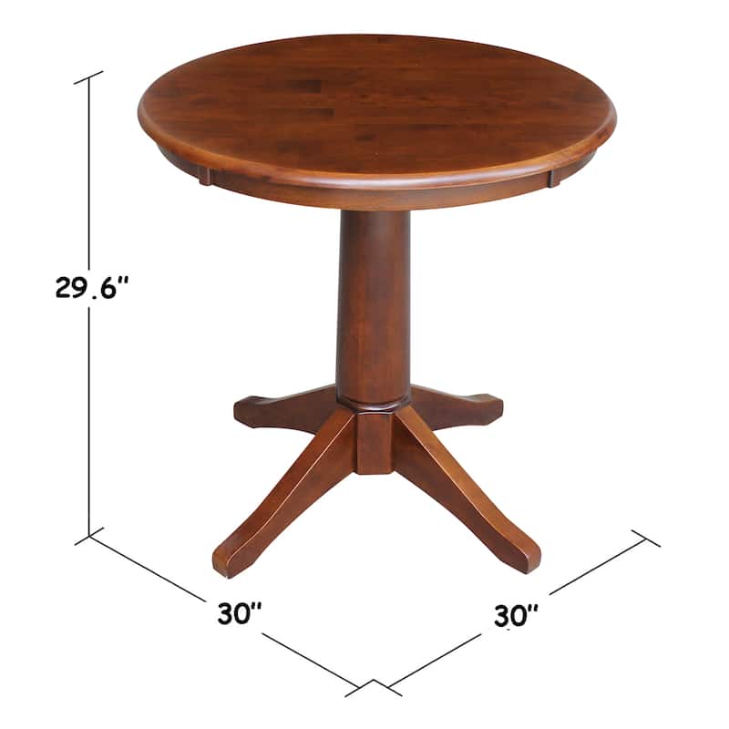 30 Inch Round Pedestal Table