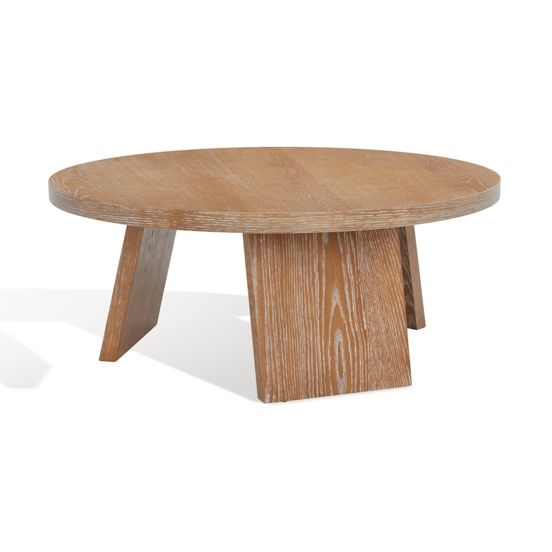 SAFAVIEH Couture Julianna Modern Wood Coffee Table - 36 in. W x 36 in. D x 15 in. H