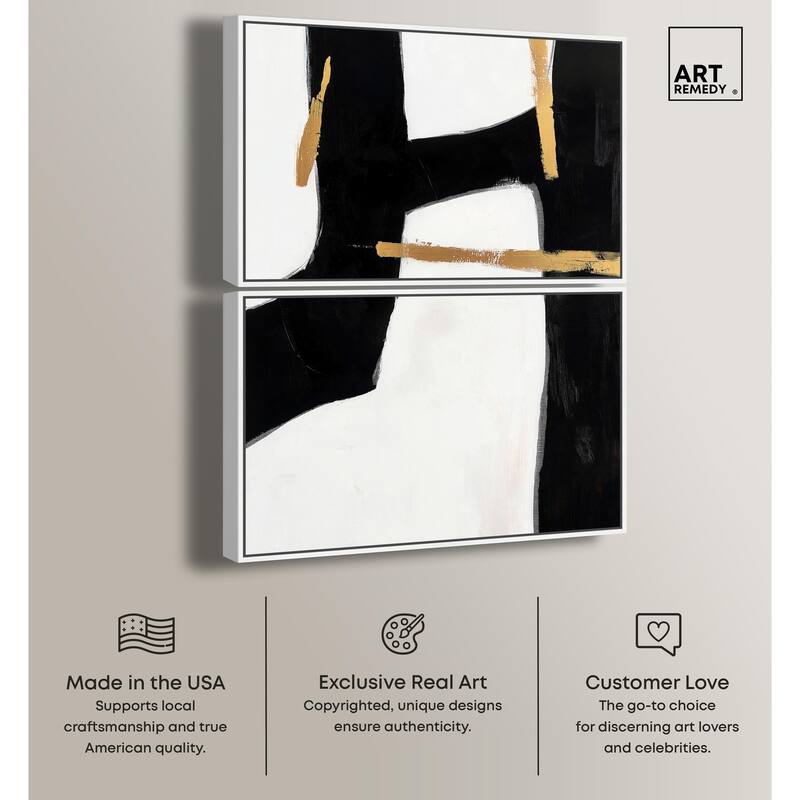 Urban Grid I Canvas Set of 2 by Art Remedy