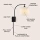 preview thumbnail 1 of 9, David 22.5" 1-Light Plug-In or Hardwired LED Gooseneck Swing Arm Wall Sconce with Pull-Chain and USB Charging Port by JONATHAN Y Oil Rubbed Bronze