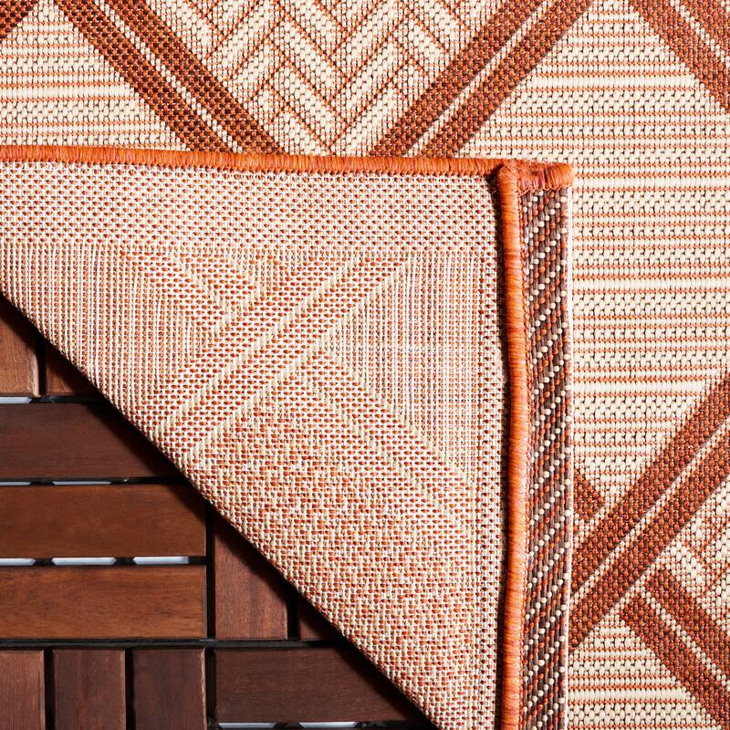 SAFAVIEH Courtyard Stiliana Indoor/ Outdoor Waterproof Patio Backyard Rug