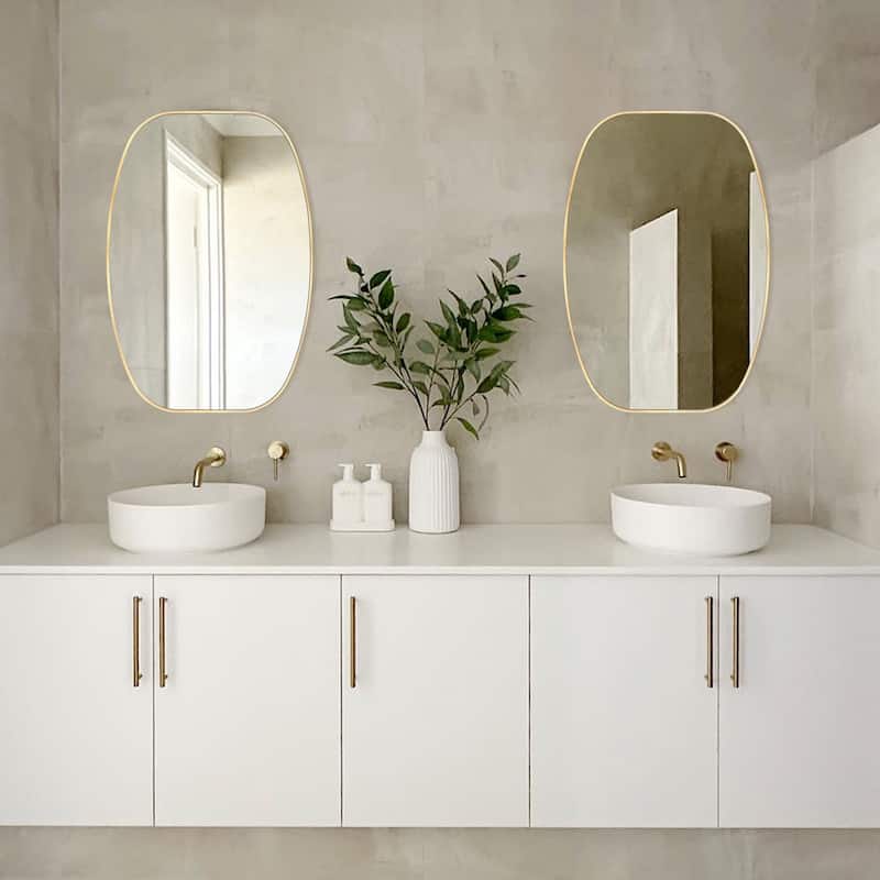 Oval Wall Mirror Bathroom Mirror for Over Sink