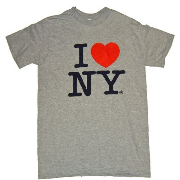 I Love NY T-Shirt - Size: Adult XX-Large - Color: Grey