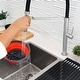preview thumbnail 22 of 32, STYLISH Stainless Steel Single Handle Pull Out Dual Mode Kitchen Sink Faucet