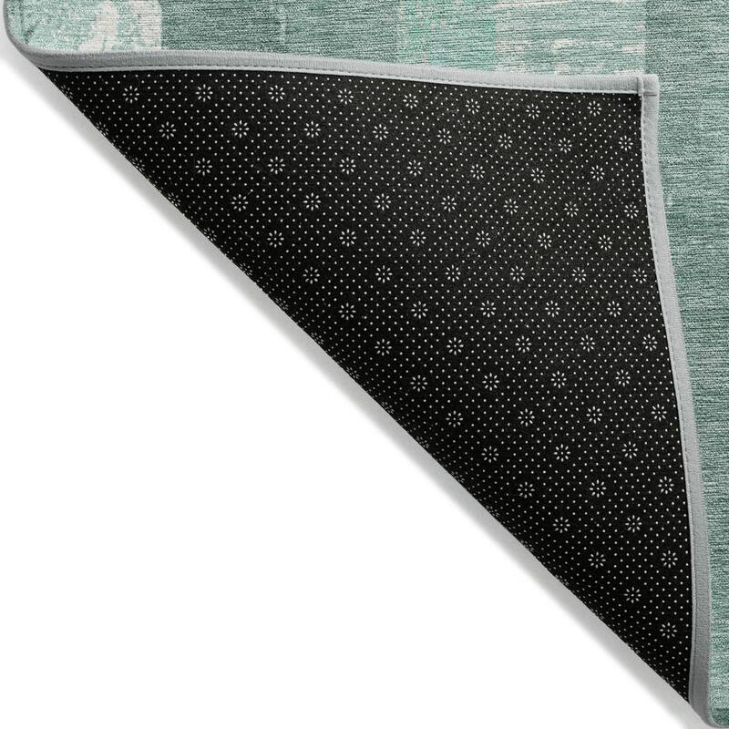 HomeRoots Striped Transitional Rectangle Outdoor Rug