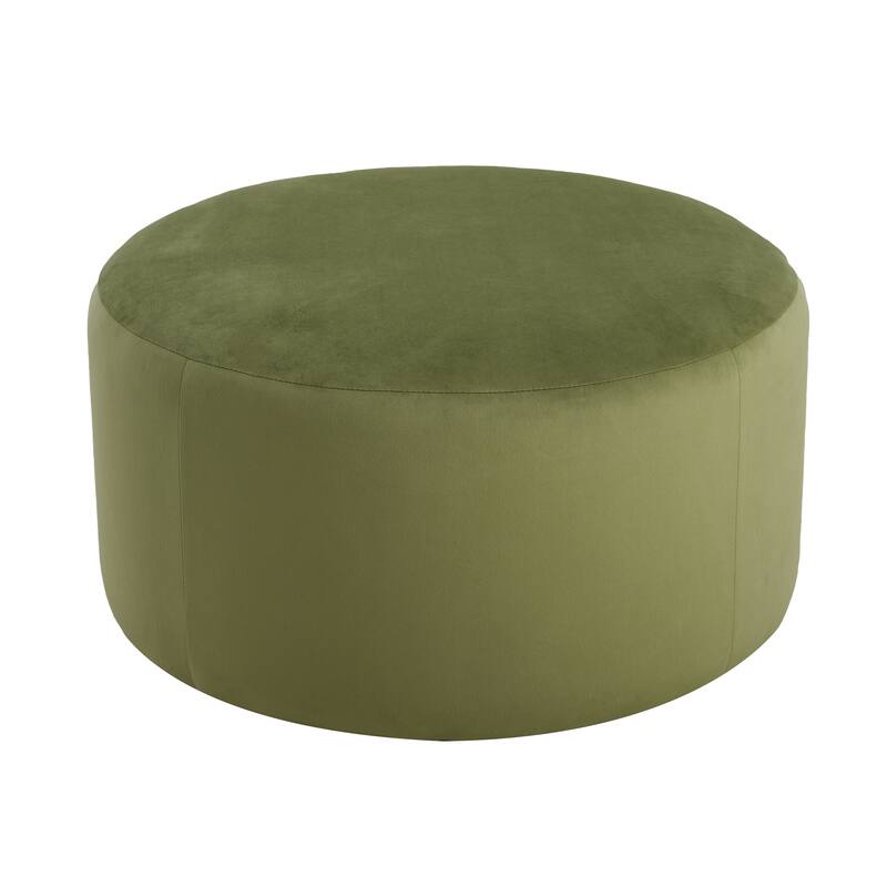 Upholstered Round Ottoman