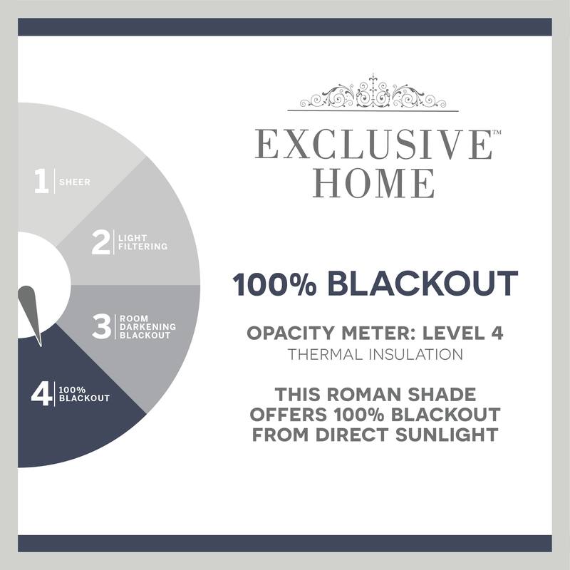 ATI Home Acadia Total Blackout Roman Shade