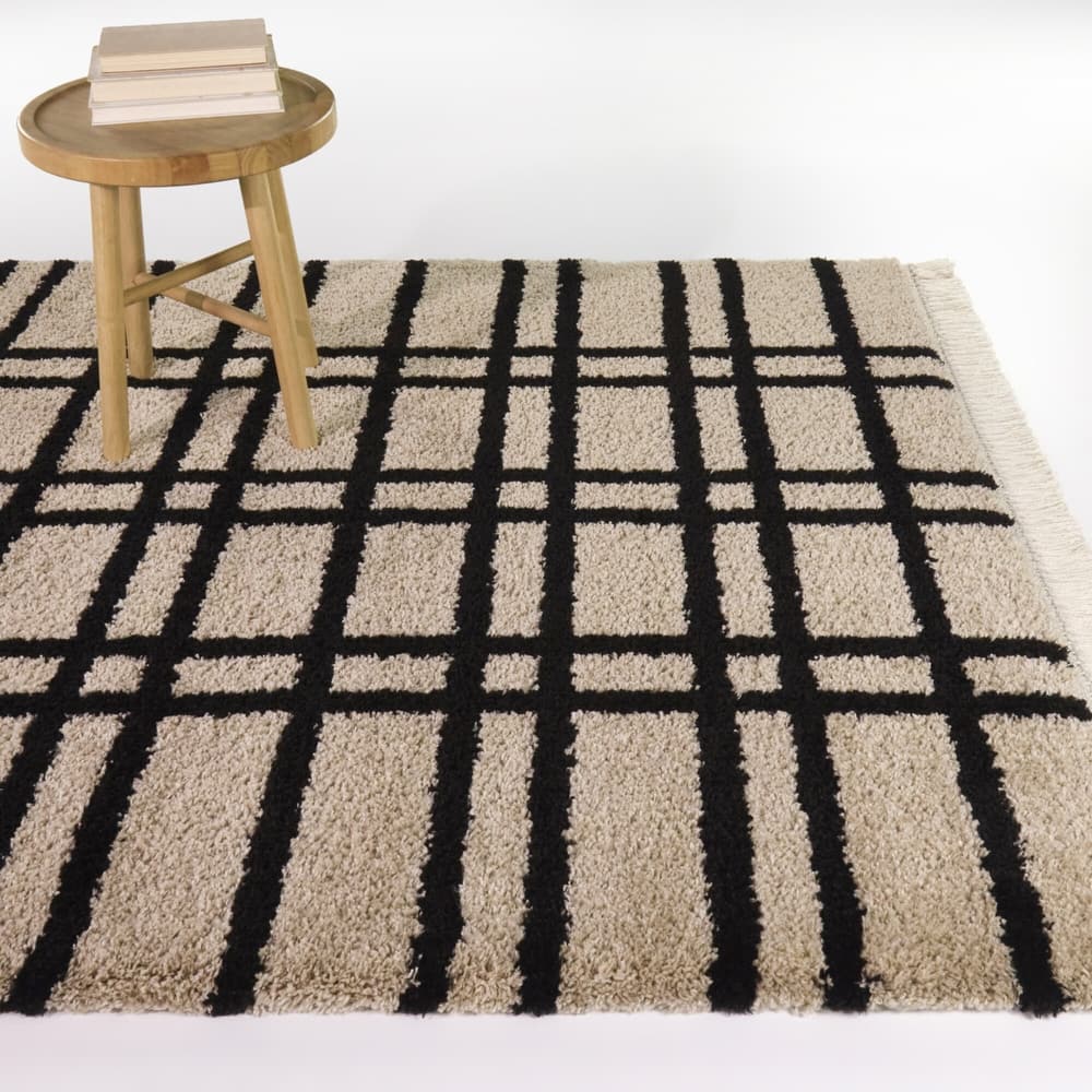 Don Geometric Stripe Area Rug