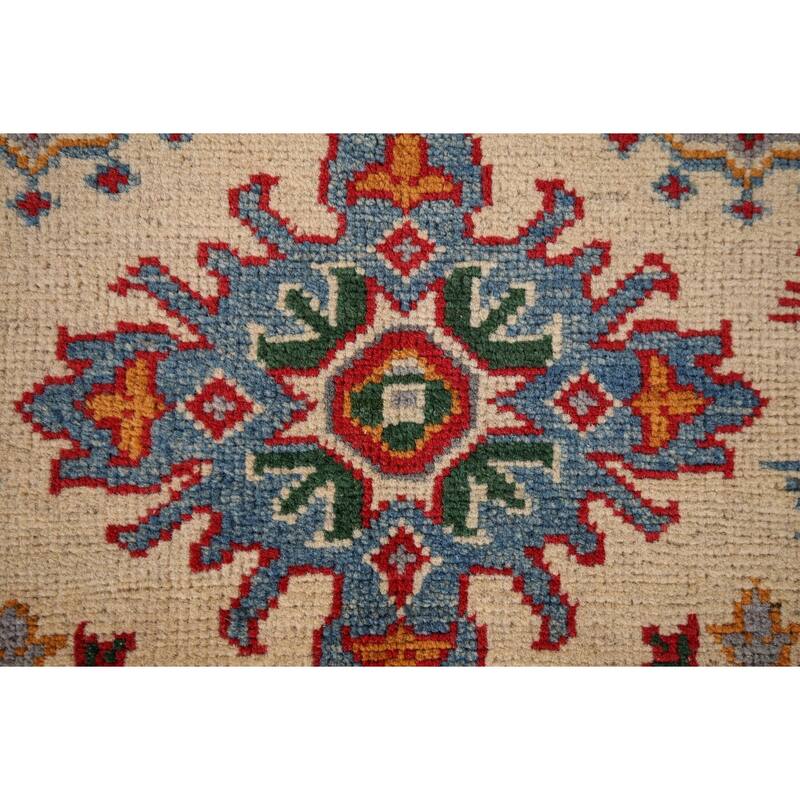 Kazak Oriental Foyer Rug Handmade Traditional Wool Carpet - 2'9" x 4'3"