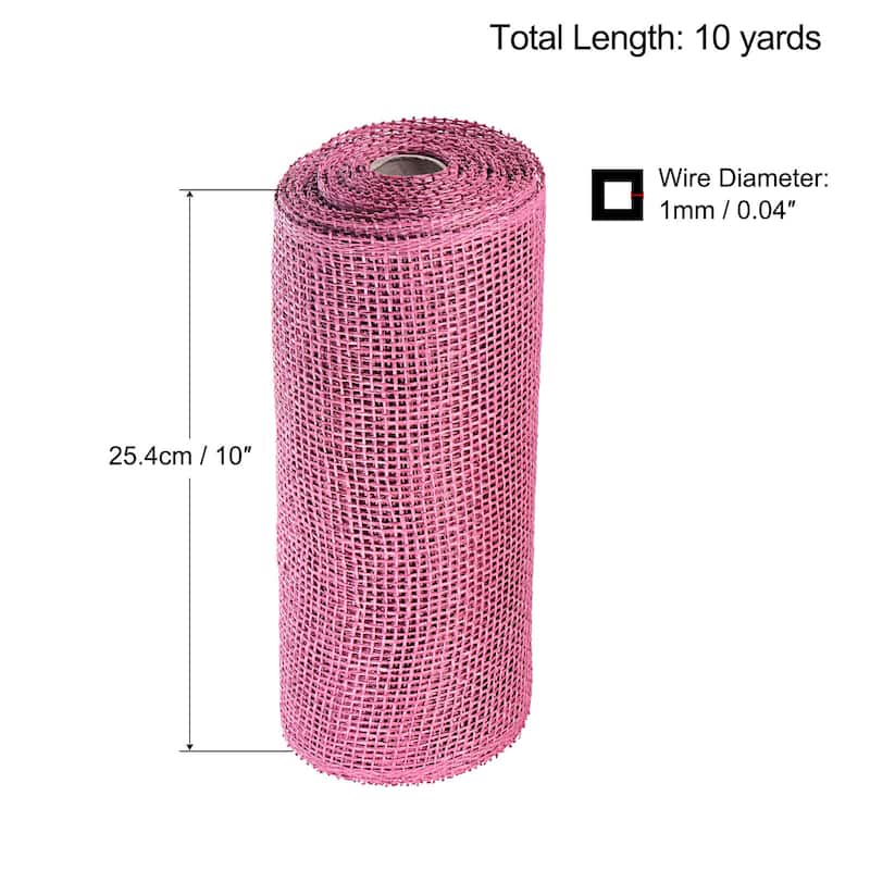 PP Burlap Mesh Wrapping Ribbon for Home Outdoor Wreath Decoration