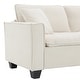 preview thumbnail 39 of 55, Roomfitters 100 x 59" Modern Convertible L-Shaped Sectional Sofa with Free Pillows, 4-Seat Suede Velvet Sleeper Sofa