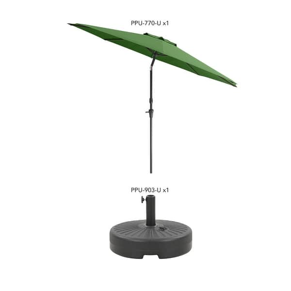 corliving 10 ft offset patio umbrella Wind Resistant including an easy tilt operation for adjustable shading angles and a hand crank lift for effortless opening COMING SOON! Get
