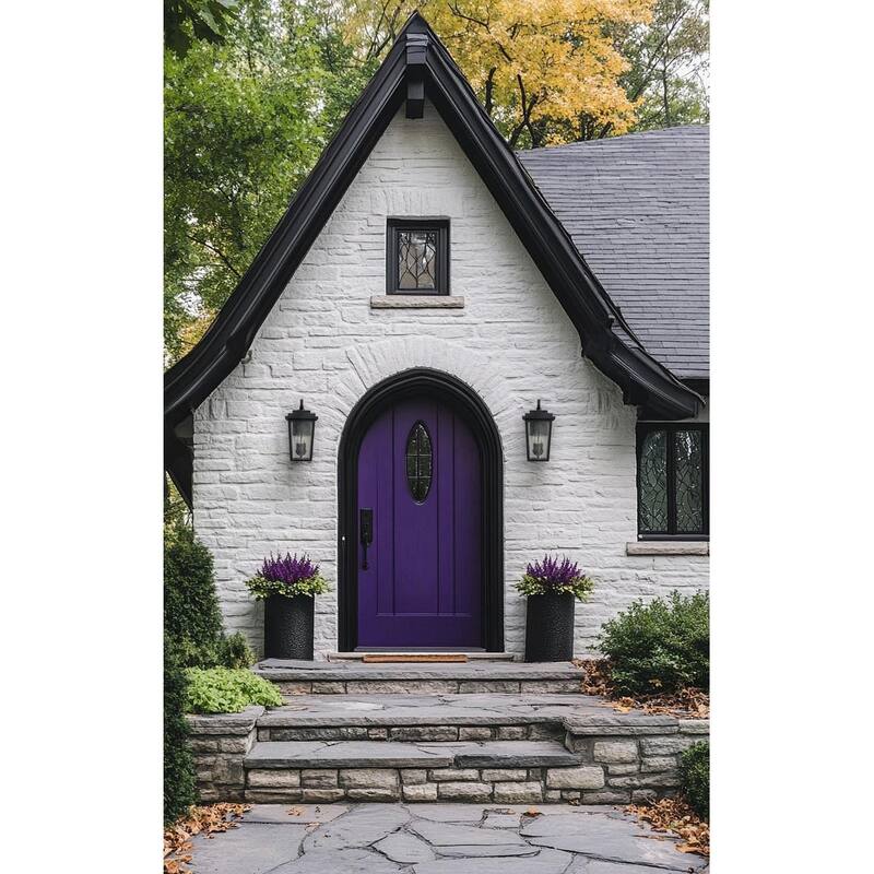 Large Black Outdoor Wall Sconce with Seeded Glass