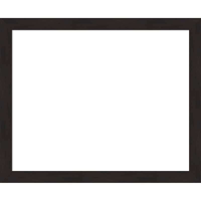 Amanti Art Furniture Espresso Narrow Framed Dry Erase Magnetic Board