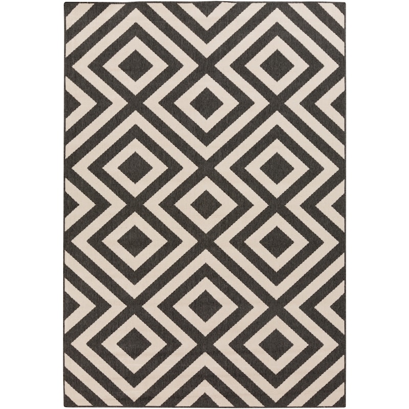 Livabliss Alvise Transitional Geometric Indoor/ Outdoor Area Rug