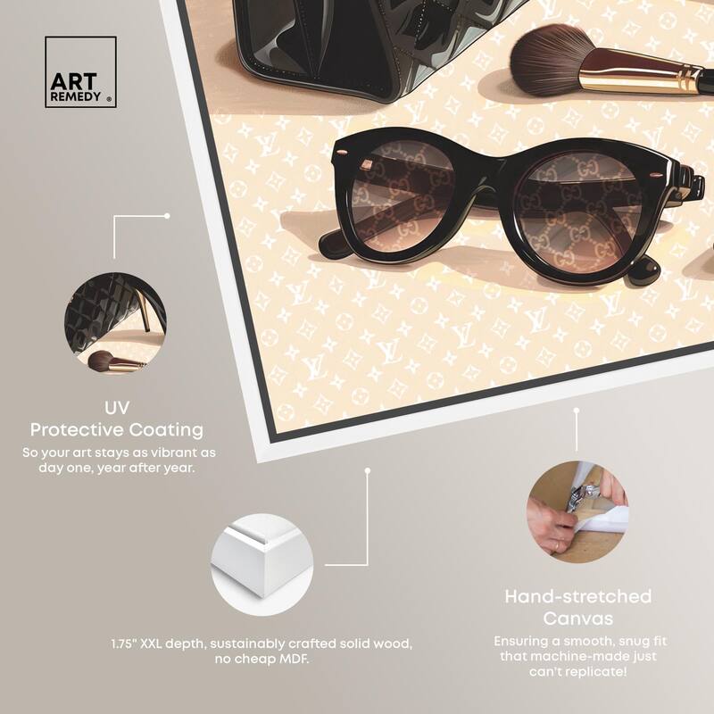 Simple Glam Collection Canvas by Art Remedy
