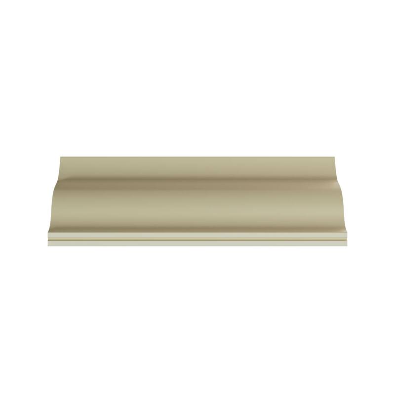 4"H x 4"P x 5 1/4"F x 94 1/2"L June Crown Moulding - 1-Pack