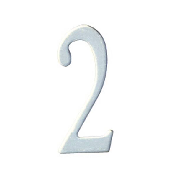 2 Inch Number Tags Outdoor Decorative 2 Inch Stainless Steel Self Adhesive Address Number ...