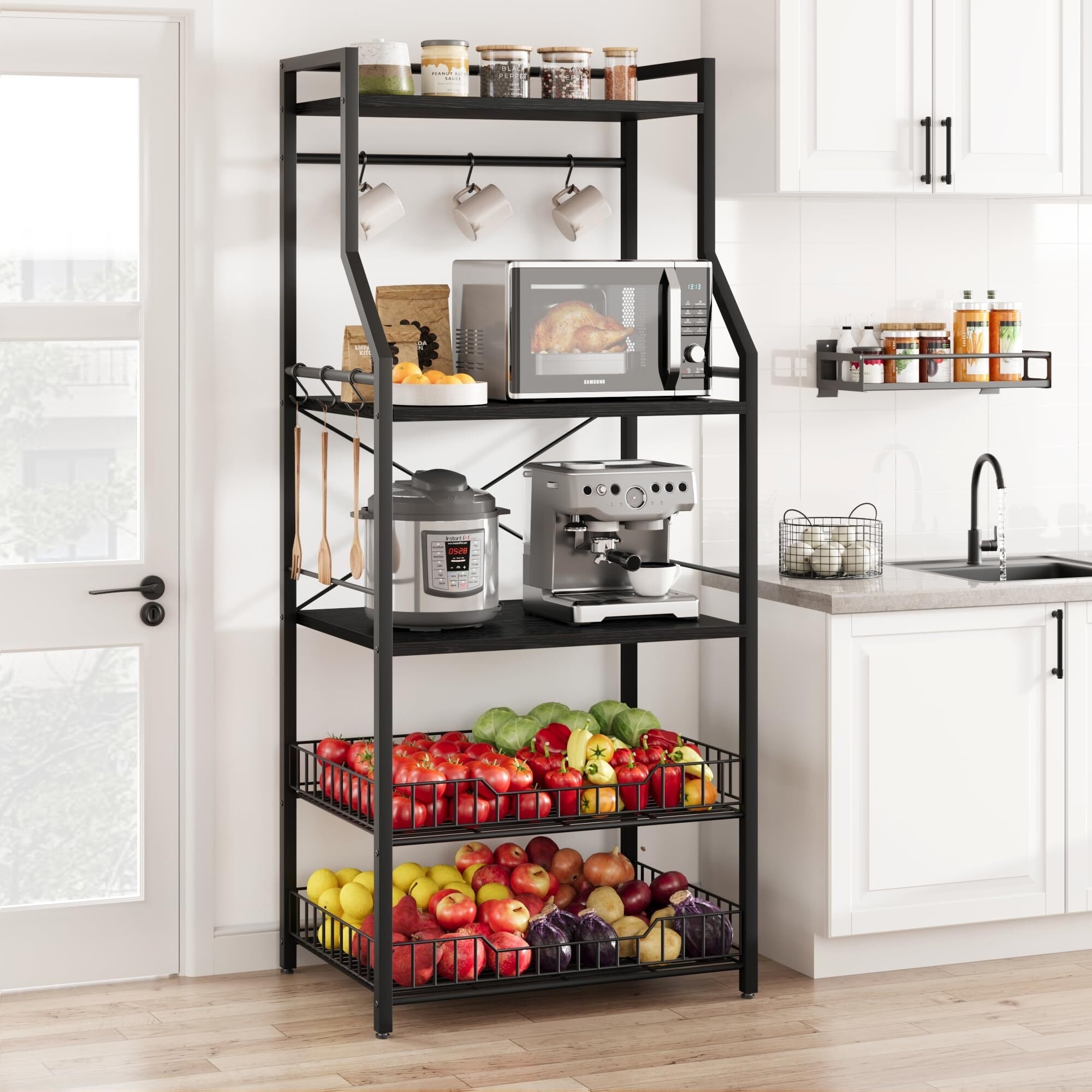 Microwave Cart Spice Rack On Sale Kitchen Islands and Carts Bed Bath Beyond
